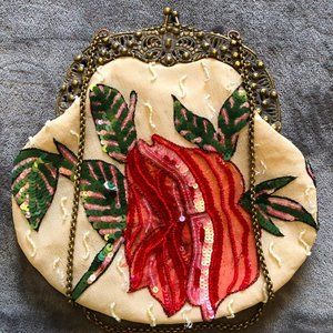 NFS Trade Christiana Vintage Sequin Mini Purse